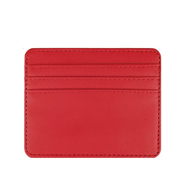 PU Leather Slim Card Wallet - Image 3