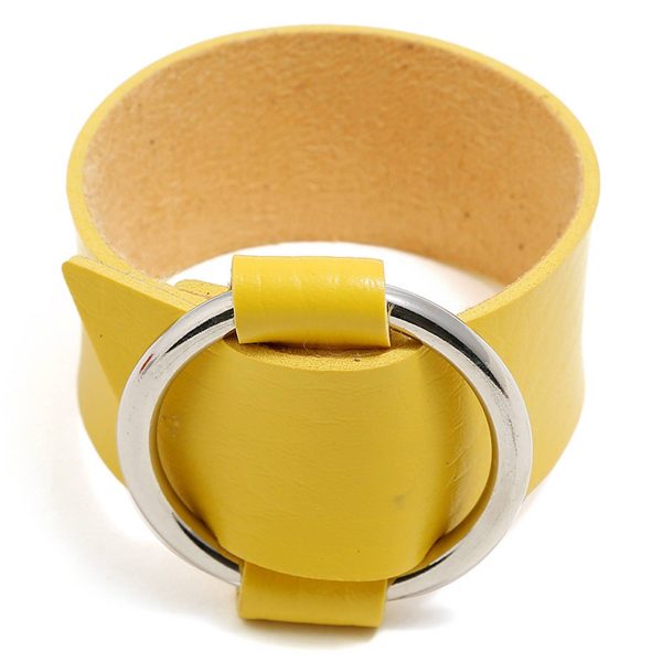 PU Simple punk trend hoop bracelet - Image 2