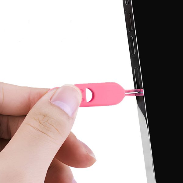 Portable Durable Silicone Covered SIM Card Ejector Tool - Image 7