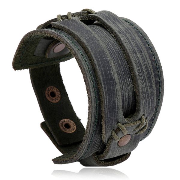 PU Retro Punk Bracelet - Image 3