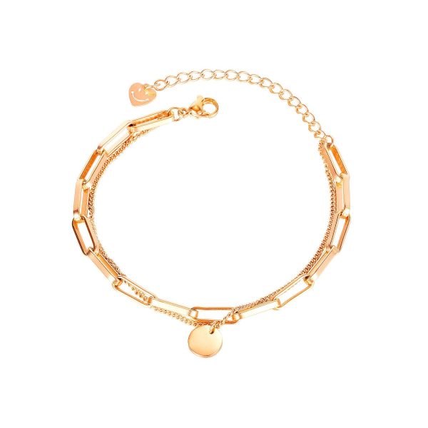 Stainless steel double-layer bracelet - Image 3