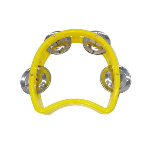 Kids' Plastic Tambourine Toy w/ 4 Bells for Fun - Image 6