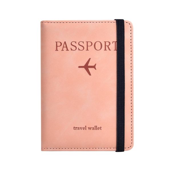 Stylish Pu Leather Rfid Travel Passport Holder - Image 2