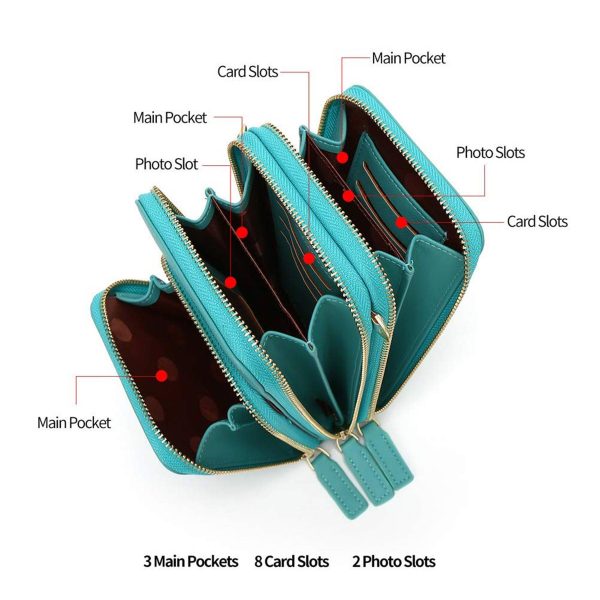 PU Small Crossbody Cell Phone Bag - Image 10