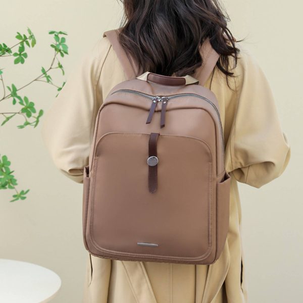 Nylon Women's Fashion Backpack Purse - Image 3