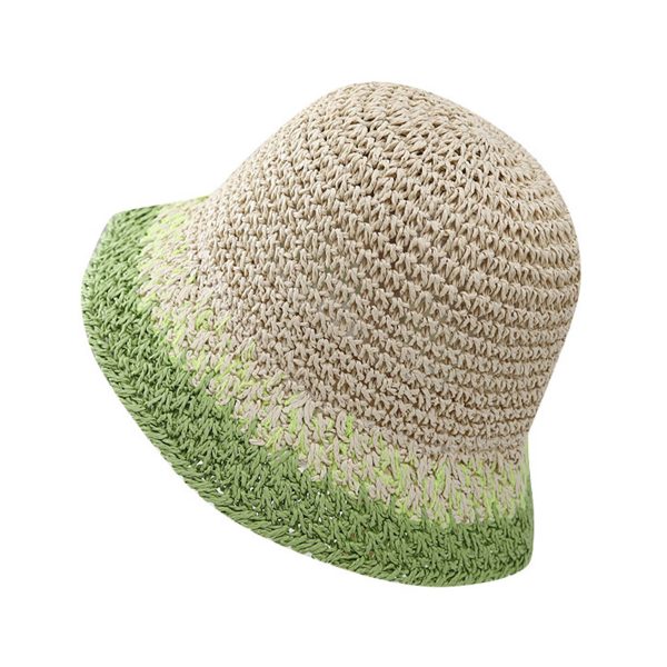 Jute Hand-woven sunscreen fisherman hat - Image 4