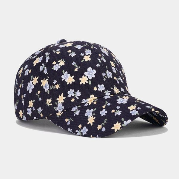 Floral Print Baseball Cap - Image 4