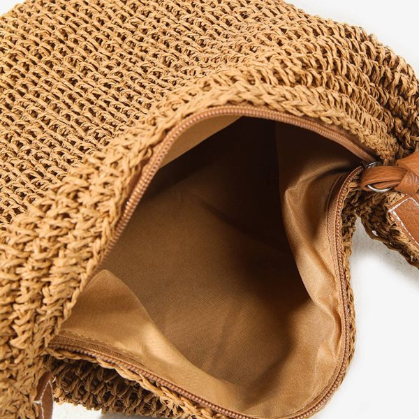 Breathable Beach Woven Shoulder Bag - Image 4