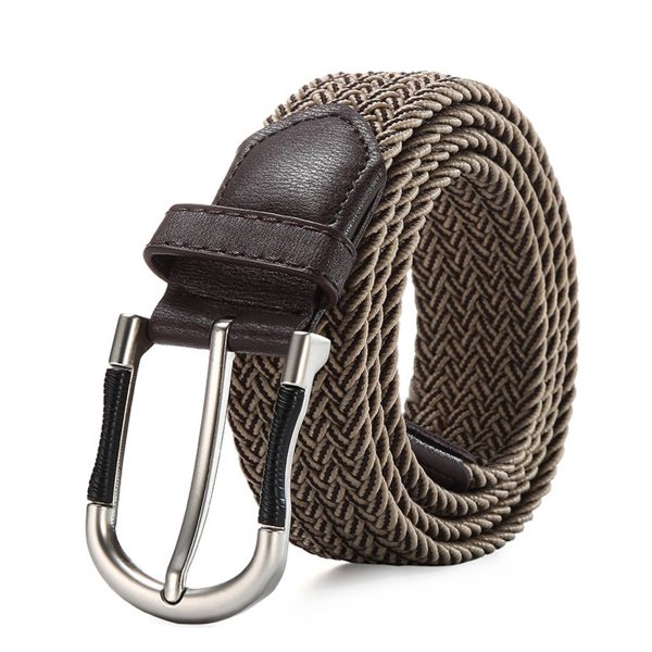 Mens Woven Braided Web Belt
