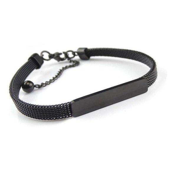 Engraved stainless steel bracelet - Image 2