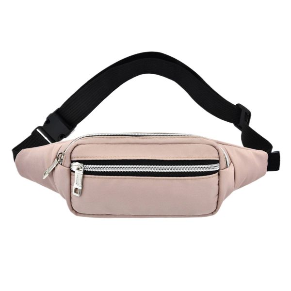 Waterproof Oxford Cloth Zipper Waist Pack Casual Style - Image 4