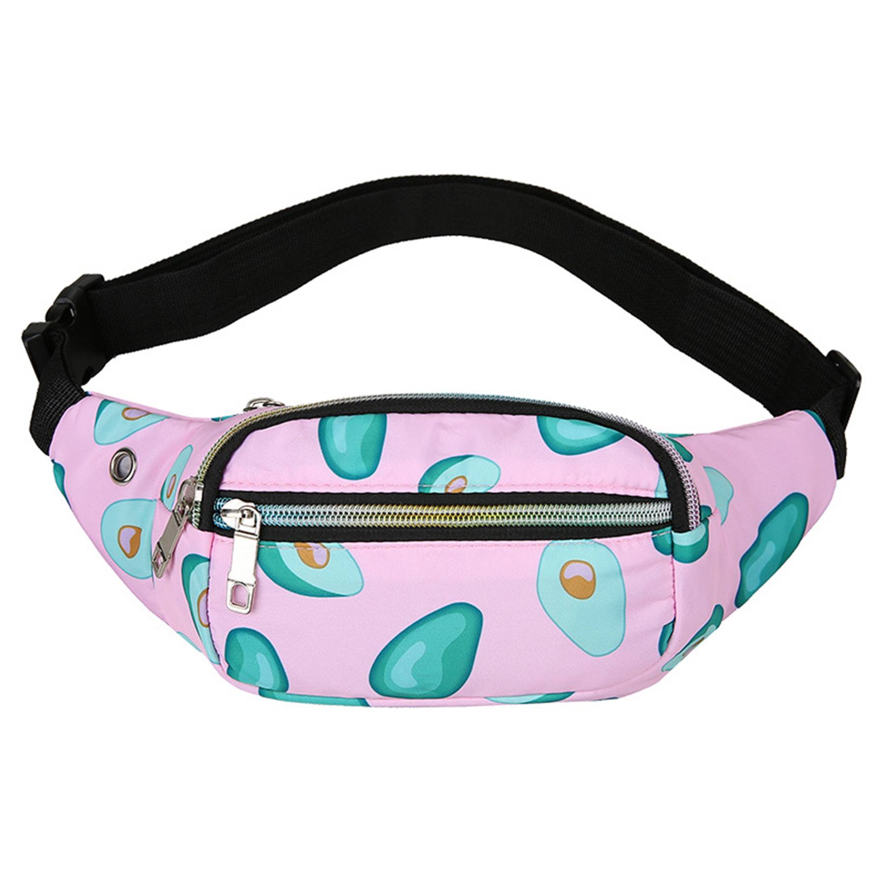 Large Capacity Nylon Crossbody Waist Fanny Pack - Image 3
