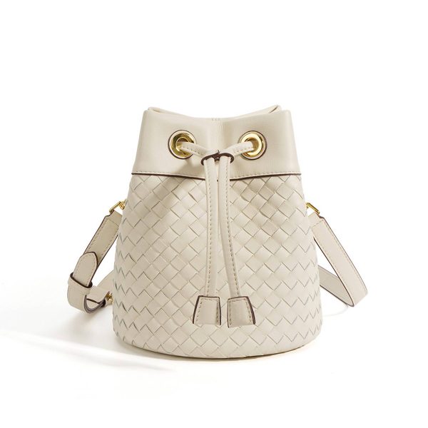 Genuine Leather Innovative drawstring cross-body bag