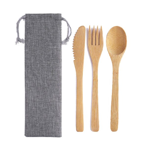 Bamboo Cutlery Set - Image 2