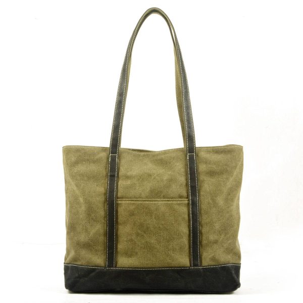 Multicolor Canvas Water-resistant Tote Bag - Image 5