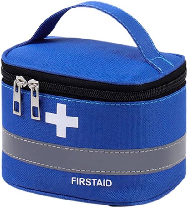 Portable Oxford First Aid Bag w/ Reinforced Handle