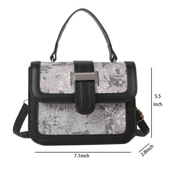 PU Simple and stylish shoulder cross-body bag - Image 6