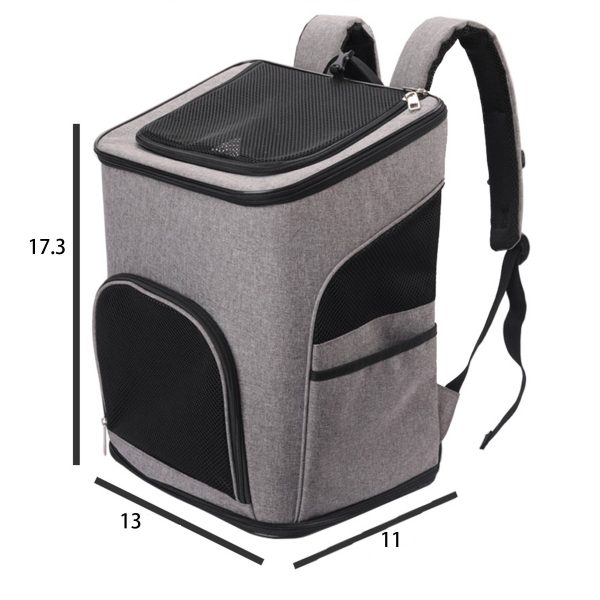 Oxford cloth large capacity shoulder breathable pet backpack - Image 4