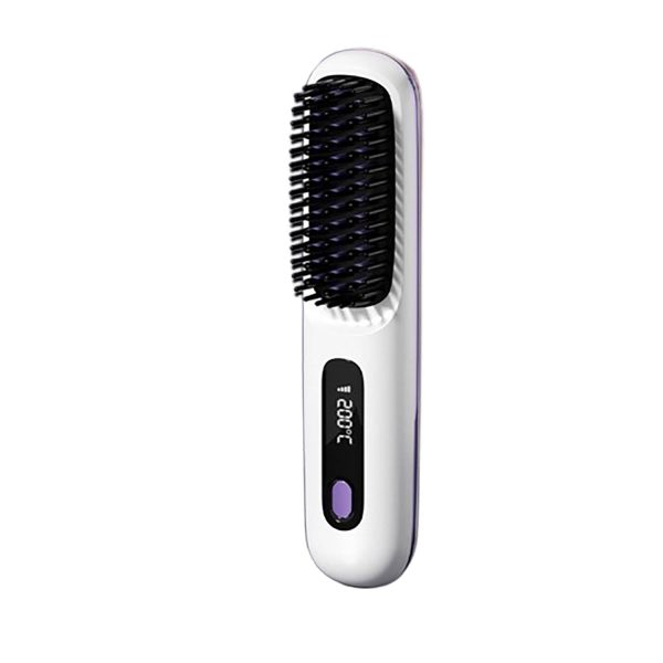 Travel Portable Rechargeable Hair Straightener Comb - Image 2
