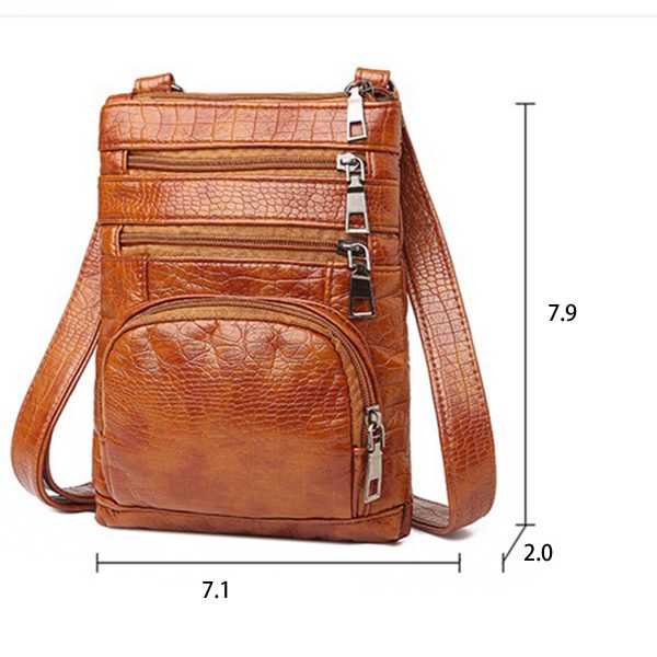 PU Crossbody Bag for Women Multi-Pocket - Image 3