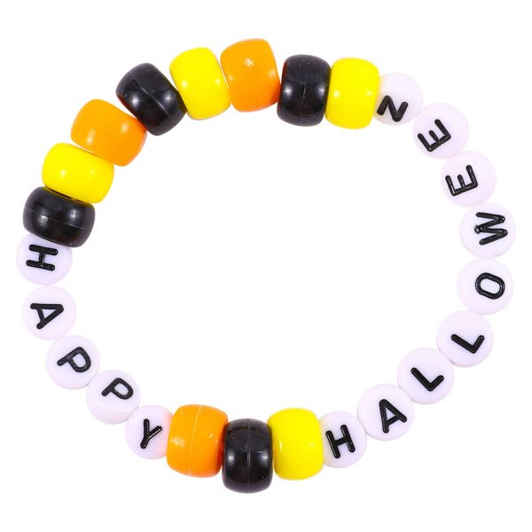 Acrylic Plastic Simple barrel letter bracelet