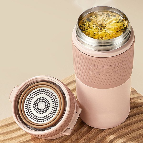 16oz Insulated Stainless Steel Bottle Leakproof Lid - Image 7