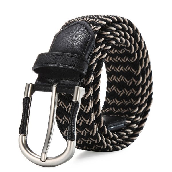 Mens Woven Braided Web Belt - Image 3