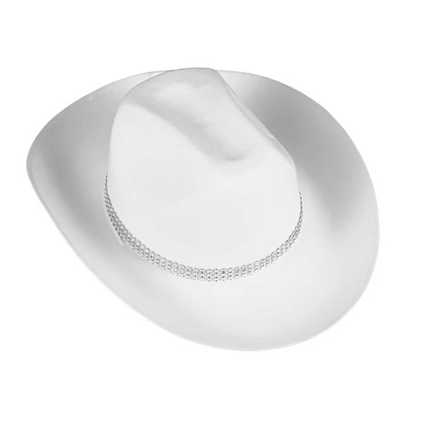 Adjustable Shiny Cowboy Hat - Western Style