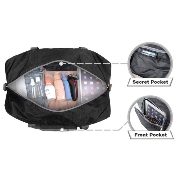 Large Capacity Foldable Waterproof Nylon Travel Duffle Bag - Image 10