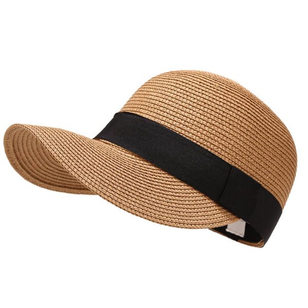 Jute Beach sunscreen straw cap - Image 2