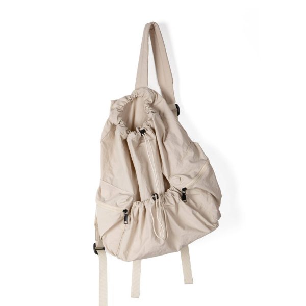 Nylon Breathable Drawstring Backpack - Image 6