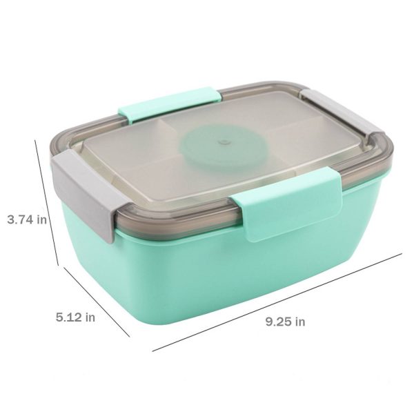 Large Capacity Multi-Compartment Safe PP Lunch Box - Image 4