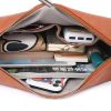 PU Leather Crescent Shoulder Hobo Purses for Women - Image 5