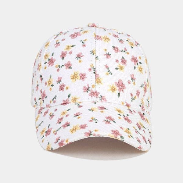 Floral Print Baseball Cap - Image 2