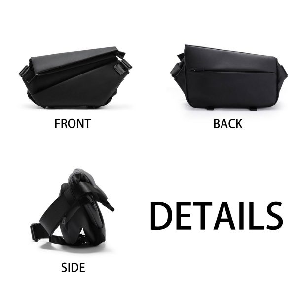 Polyester Casual waterproof cross-body chest bag - Image 4