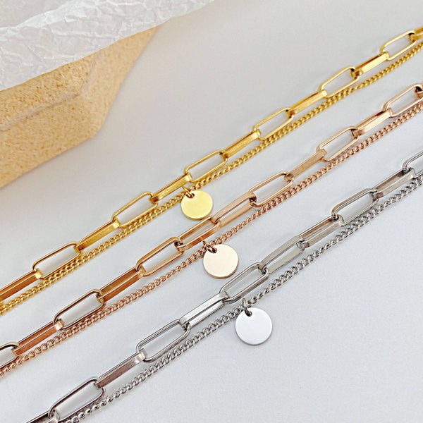 Stainless steel double-layer bracelet - Image 5