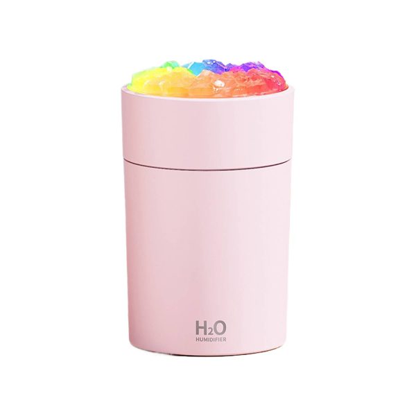 Compact 7.4Oz Usb Rechargeable Humidifier W/ Led Lights