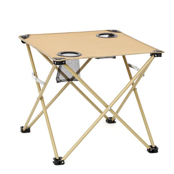 Oxford Outdoor Foldable Table With Two Cup Holders - Image 2