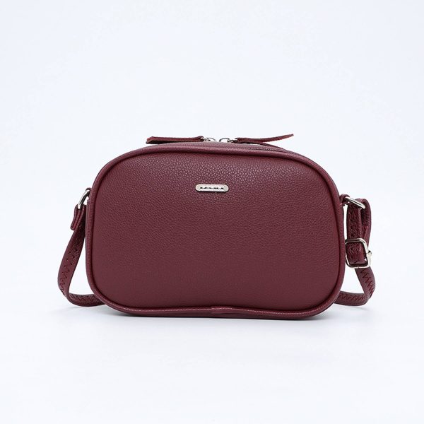 Women'S PU Leather Brief Crossbody Bag - Image 4