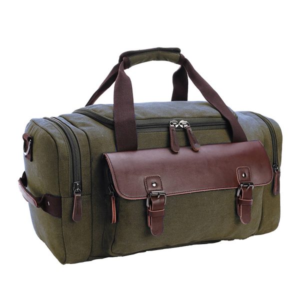 Vintage Canvas Large Travel Bag - Image 6