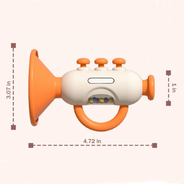 Safe Educational ABS Kids Horn Noise Maker Trumpet Toy - Image 4