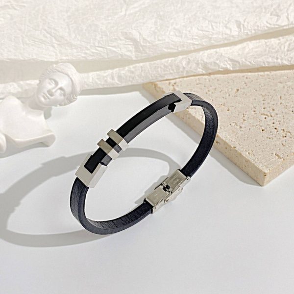 Men's versatile leather bracelet - Image 4