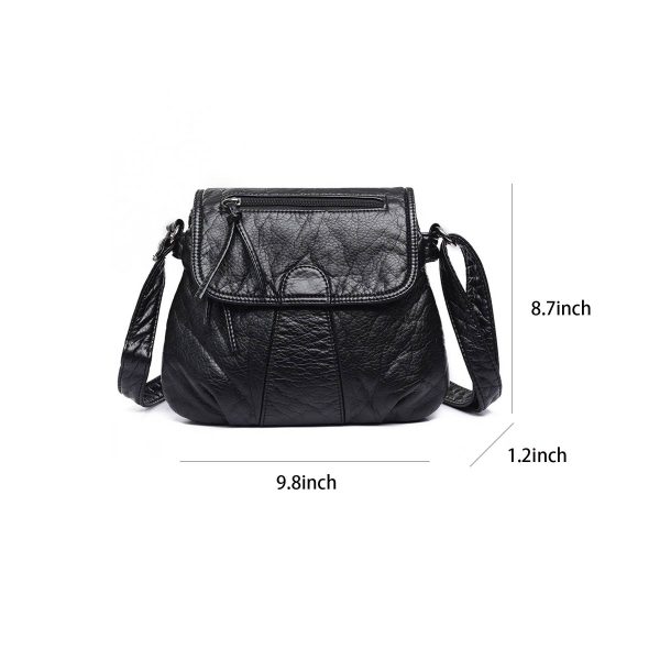 PU Leather Ladies Shoulder Cross-body Bag - Image 7