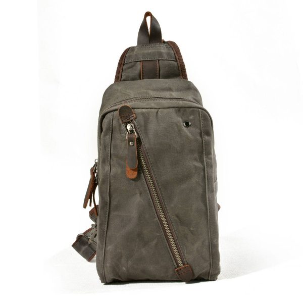 Canvas Ventilate Cross-body Backpack - Image 4