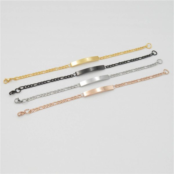 Engraveable Titanium Steel Bracelet - Image 4