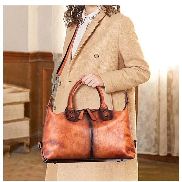 Genuine Leather Tote Handbag Cross-body Bag