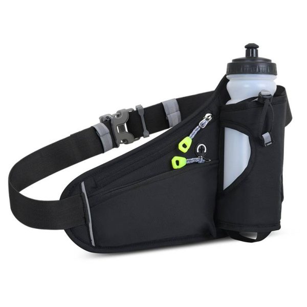 Oxford Fanny Pack Waist Bag with Water Bottle Holder - Image 3