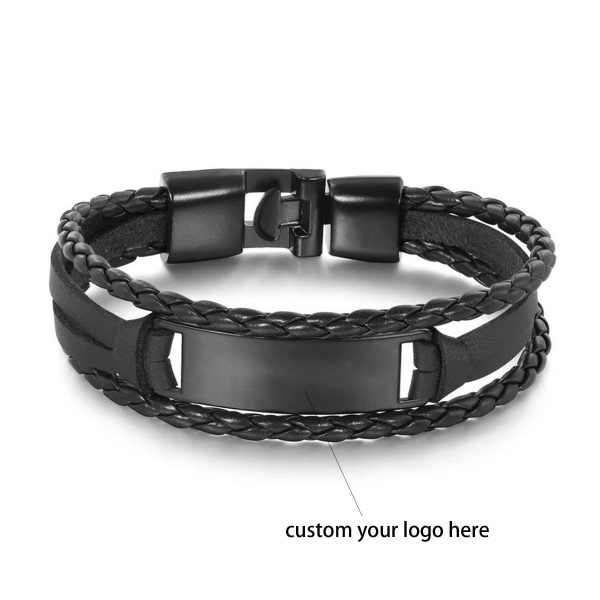 Genuine Leather Bracelets for Men Women - Image 4