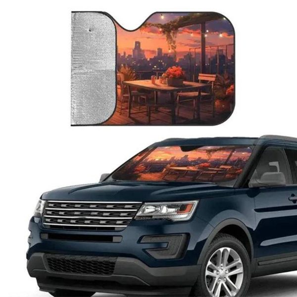 Custom Full Printing Car Windshield Sun Shade