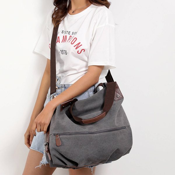 Canvas Shoulder Crossbody Bag for women - Image 7